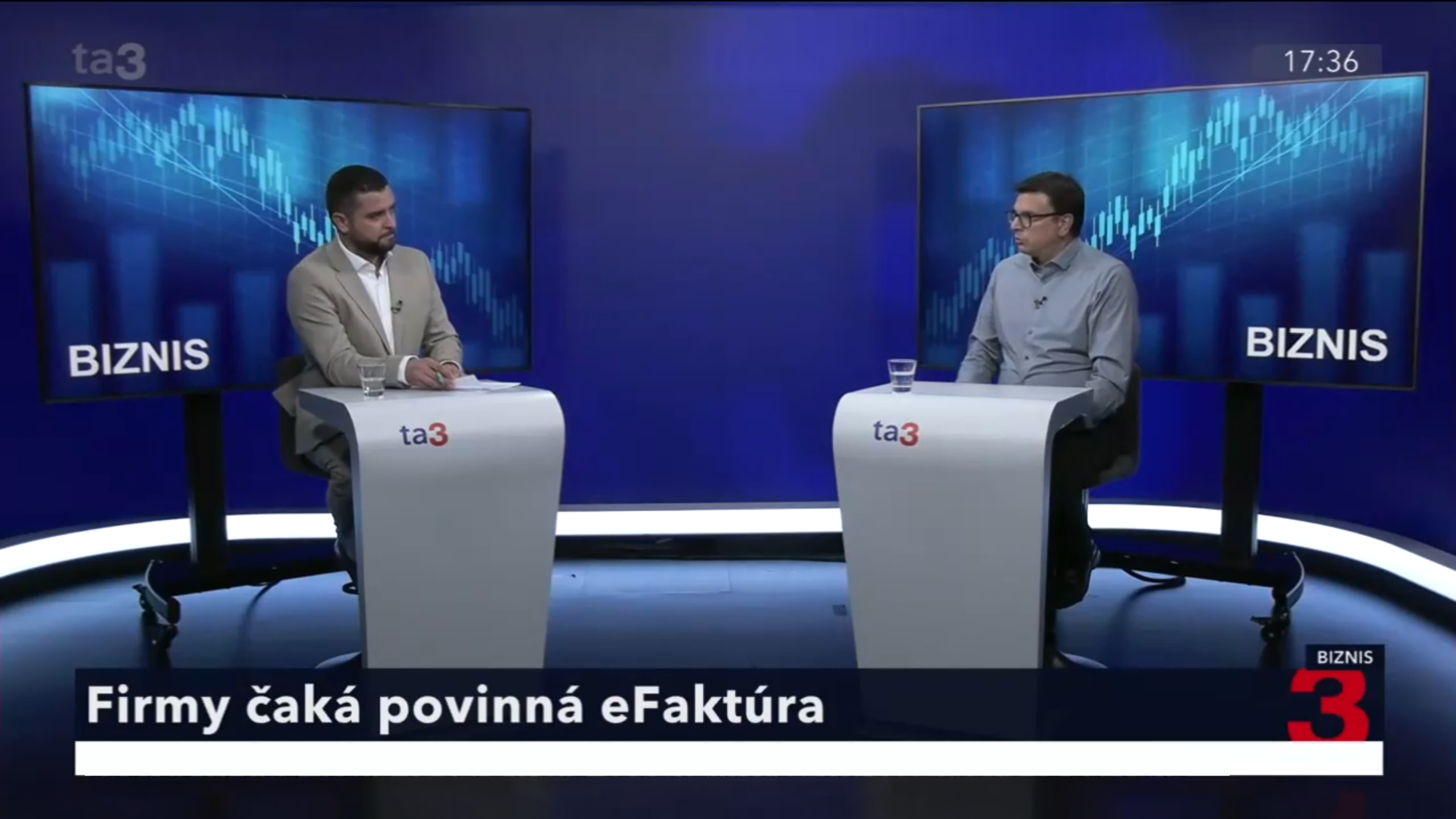 Rozhovor eFaktura Milan Mrazek a TA3 relacia Biznis